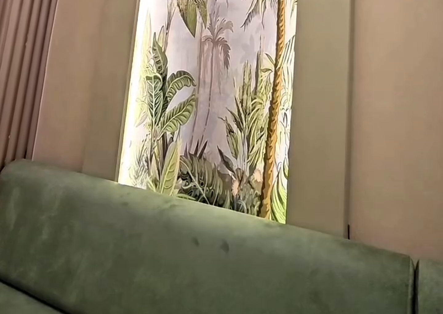 Close-up of custom velvet upholstery fabric
